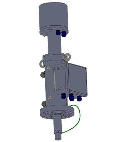Zeichnung von Hydraulik Zylinder von Reineke Meß- und Regeltechnik